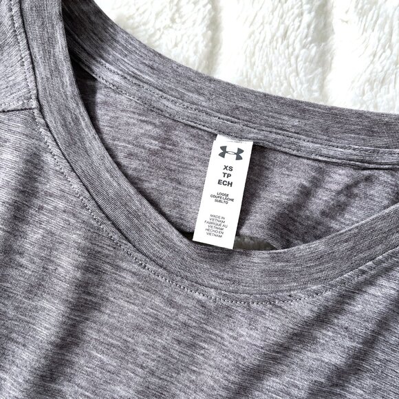 Under Armour Yoga Shirt (Blue/Gray) XS - Picture 6 of 12